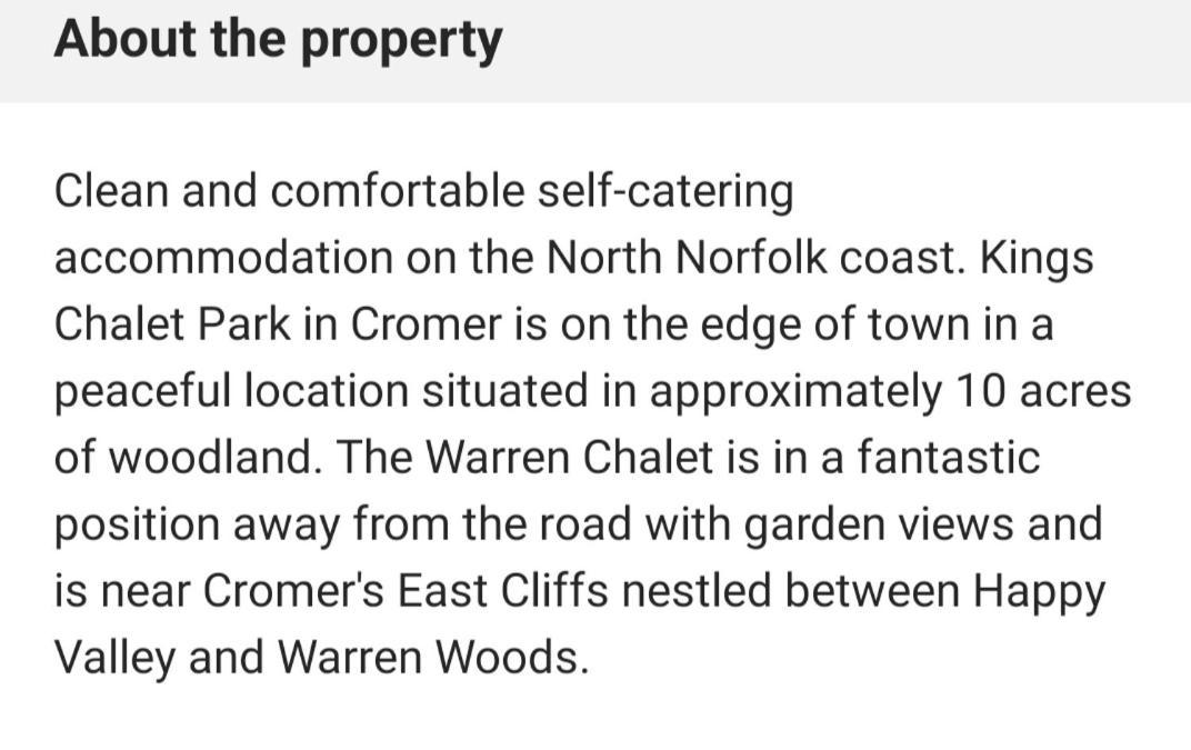 The Warren * Cromer